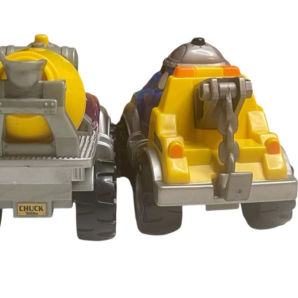 Vintage Tonka Little Chuck and Friends Set Of 2 Diecast Trucks Y2K! - Picture 4 of 12